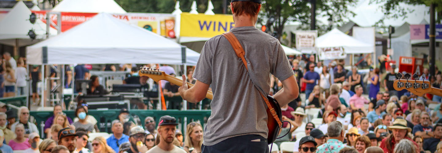 SuperBubble performs on the Festival Stage at the 2021 Utah Arts Festival - Salt Lake Bard